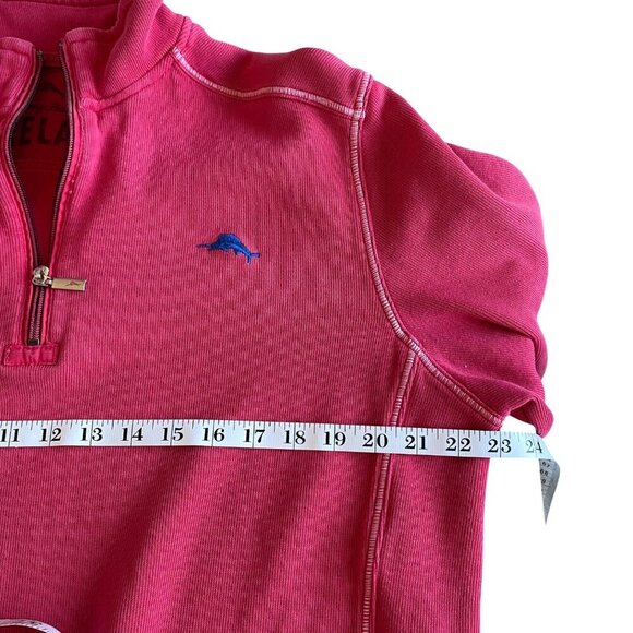 Tommy Bahama Antigua Cove Half-Zip Sweatshirt Men's Sz L Classic Preppy Beachy - Picture 9 of 10